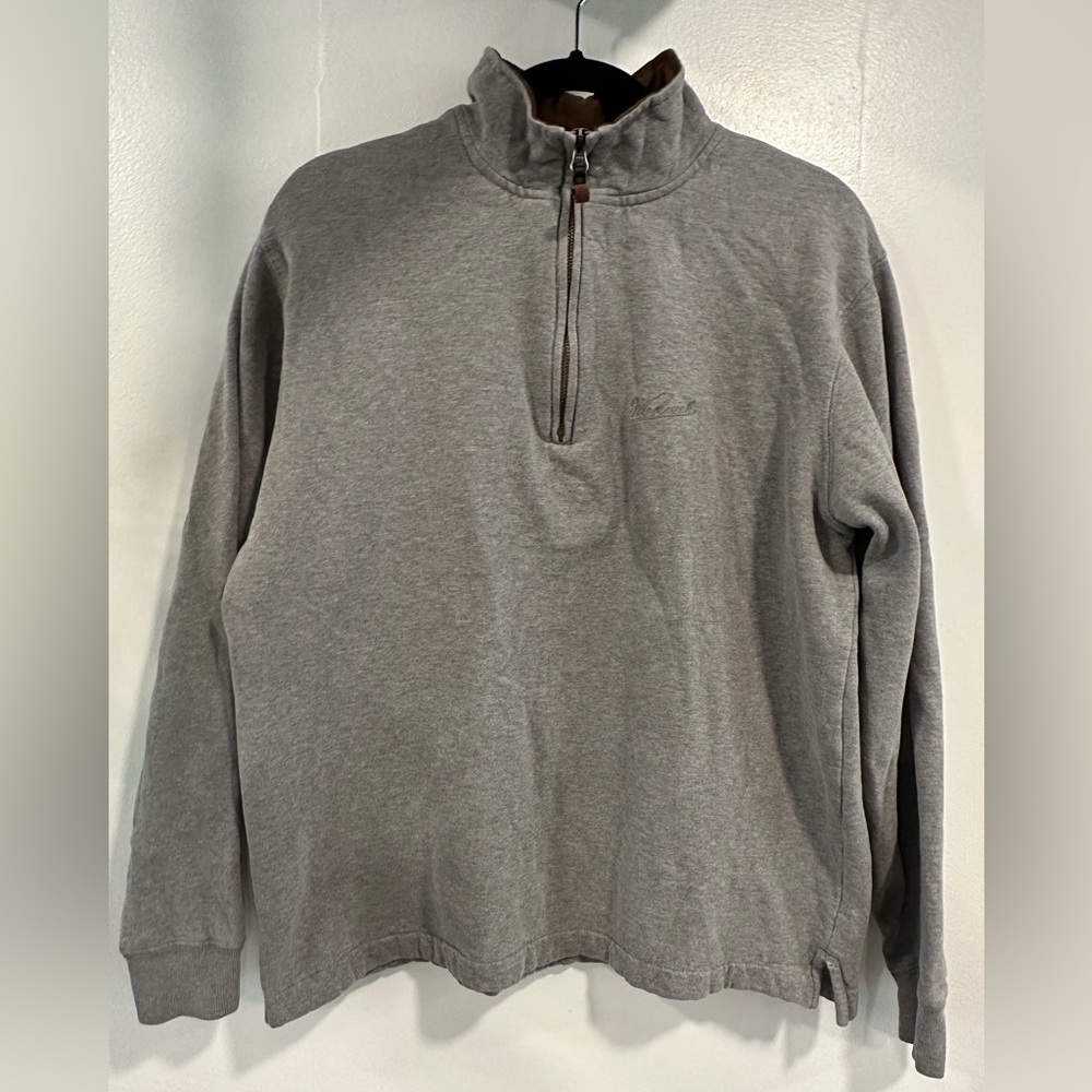 Vintage Woolrich 1/4 Zip Longsleeve Sweatshirt Tee